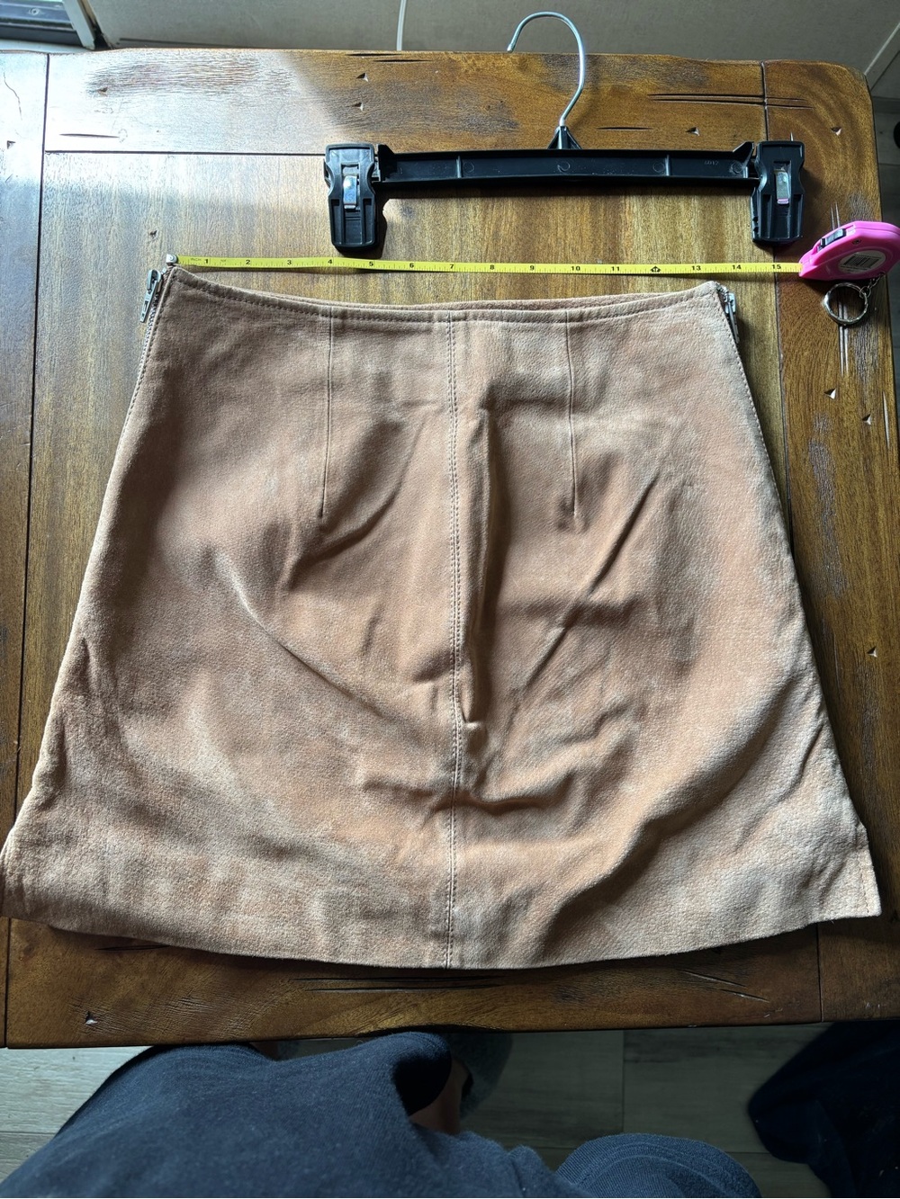 Classic Blank NYC Suede A-Line Skirt - Tan